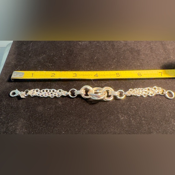 Banana Republic Silver-tone Chain-like Bracelet. - Picture 5 of 5